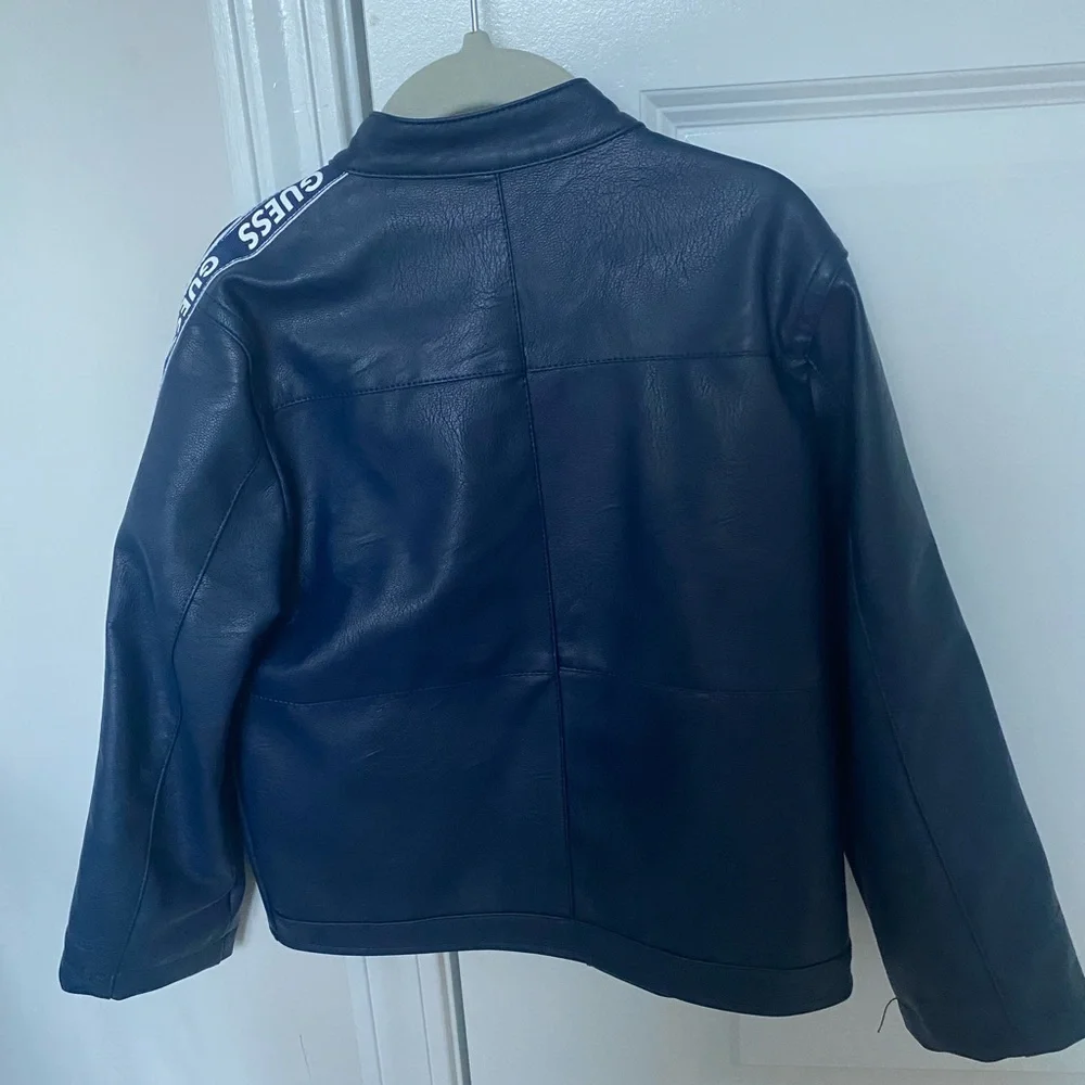 Guess boy leather jacket